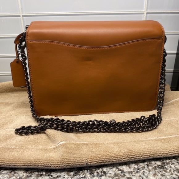 Coach Brown Leather Shoulder Bag - Picture 3 of 14